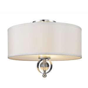 Cerchi - 2 Light Flush Mount in Eclectic style - 11.5 Inches high by 15 Inches wide